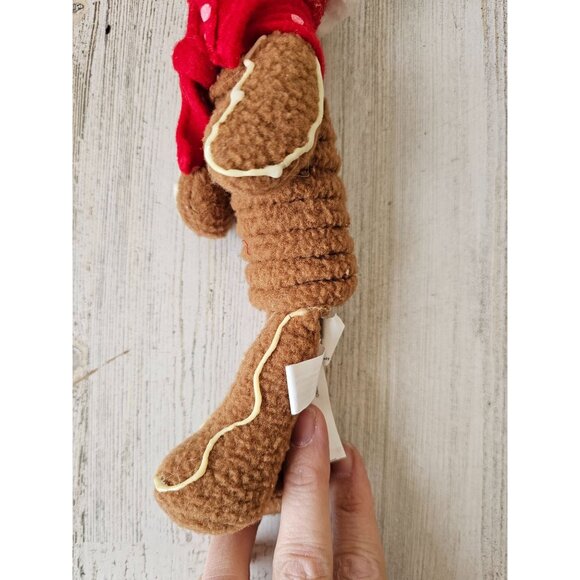 St Nicholas springy gingerbread ornament unique country folk plush cute Xmas tre - Picture 8 of 9